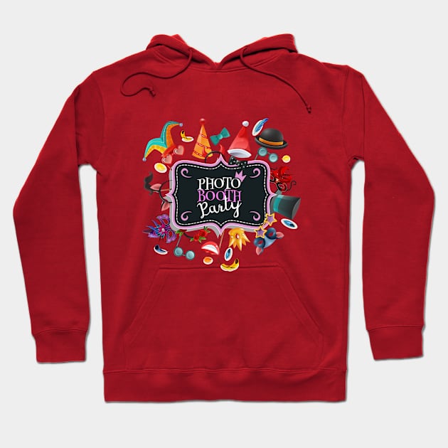 Photo Booth Party Hoodie by Mako Design 